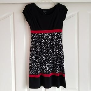 Black and Red Polka Dot Dress